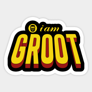 I am Groot - The Arcade Defender Sticker